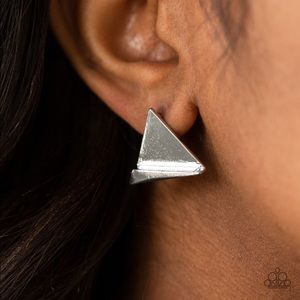 ❤️‍🔥5/$25❤️‍🔥 Die TRI-ing Silver Earrings